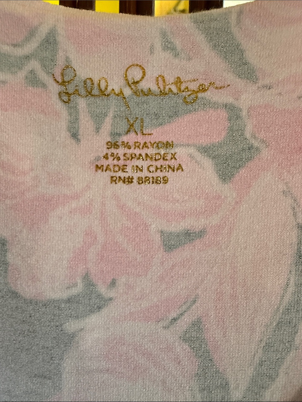 Lilly Pulitzer Navy Midi Dress with Pink Floral Print - Picture 2 of 4
